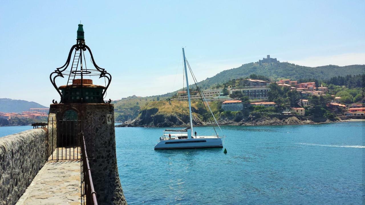 4Vse-Cob279 Appartement Proche Plage Avec Parking Prive Collioure Esterno foto